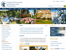 Tablet Screenshot of en.cufe.edu.cn